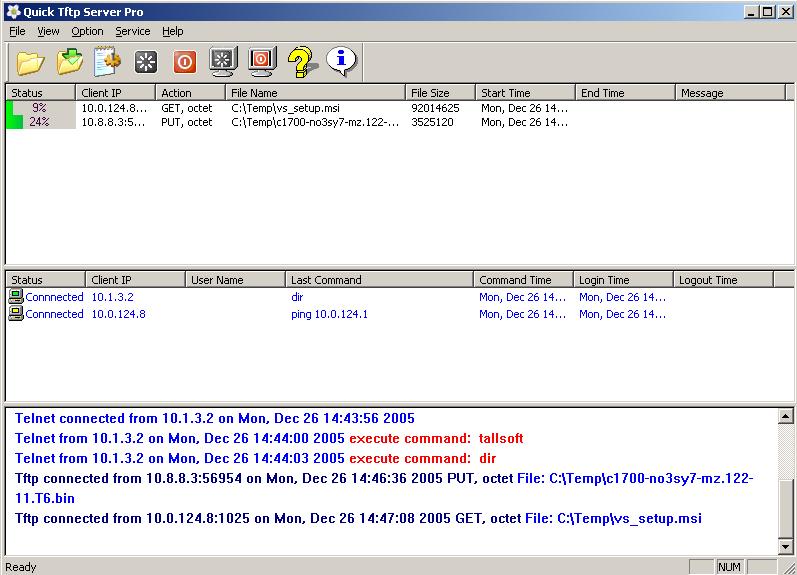 Quick Tftp Server Pro screen shot